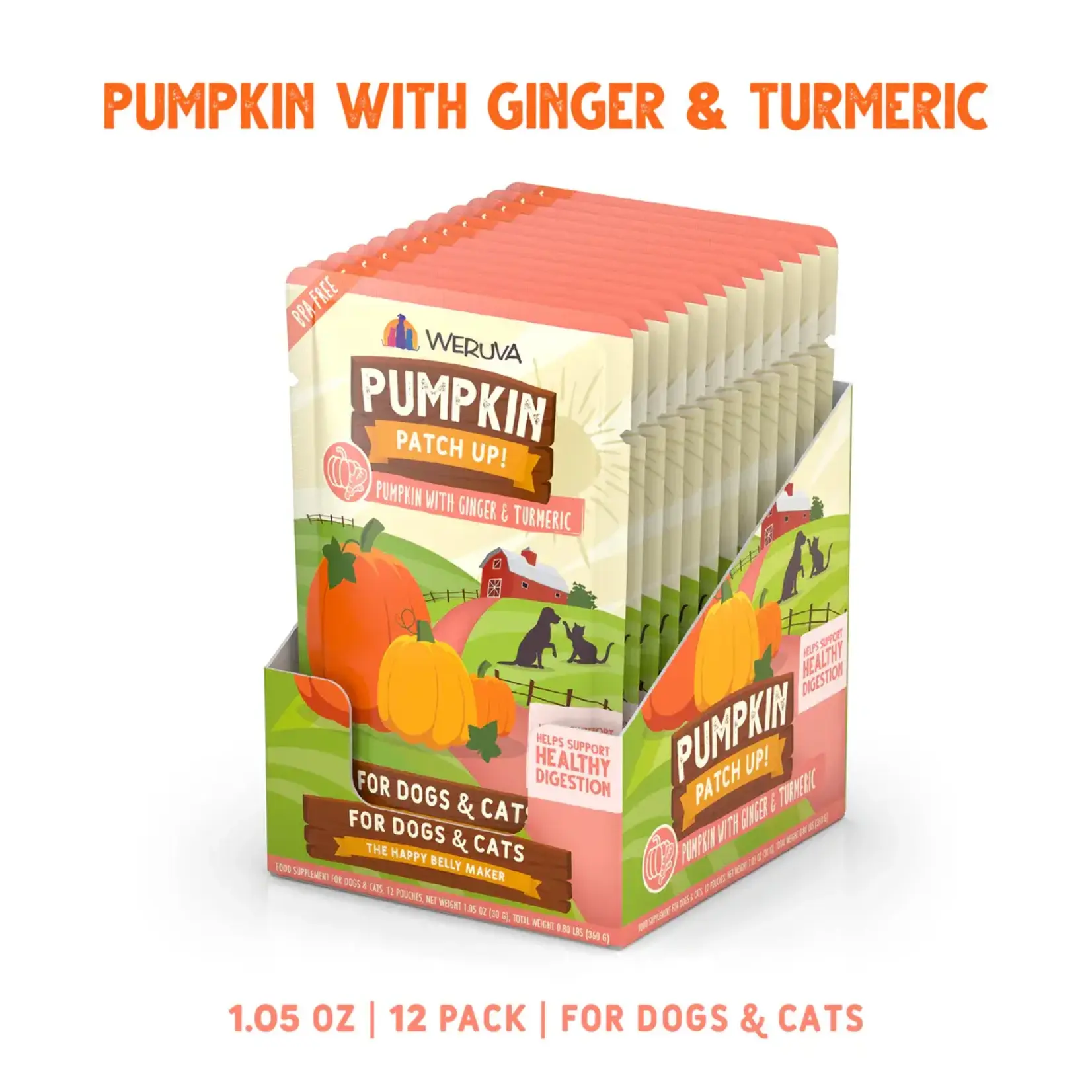 Weruva Weruva The Happy Belly Maker Pumpkin + Ginger + Turmeric Cat&Dog 12 x 2.8oz