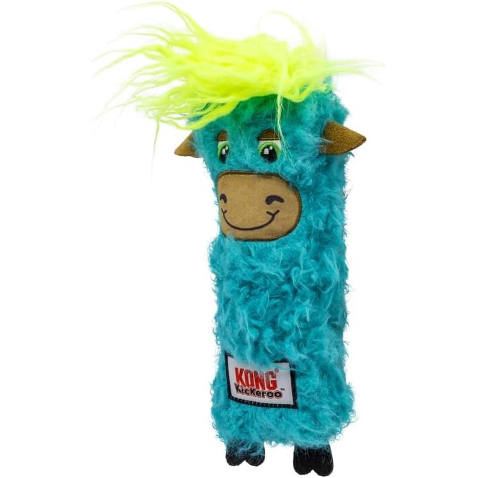 Kong Kong Kickeroo Highland Cat Toy Cow (blue)