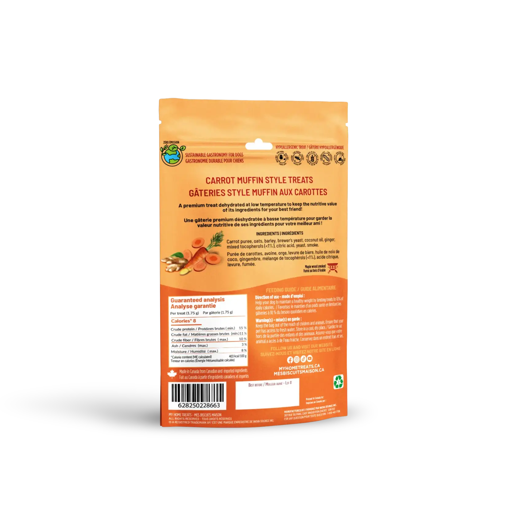 My Home Treat My Home Dog Treat Carrot & Ginger 5OZ