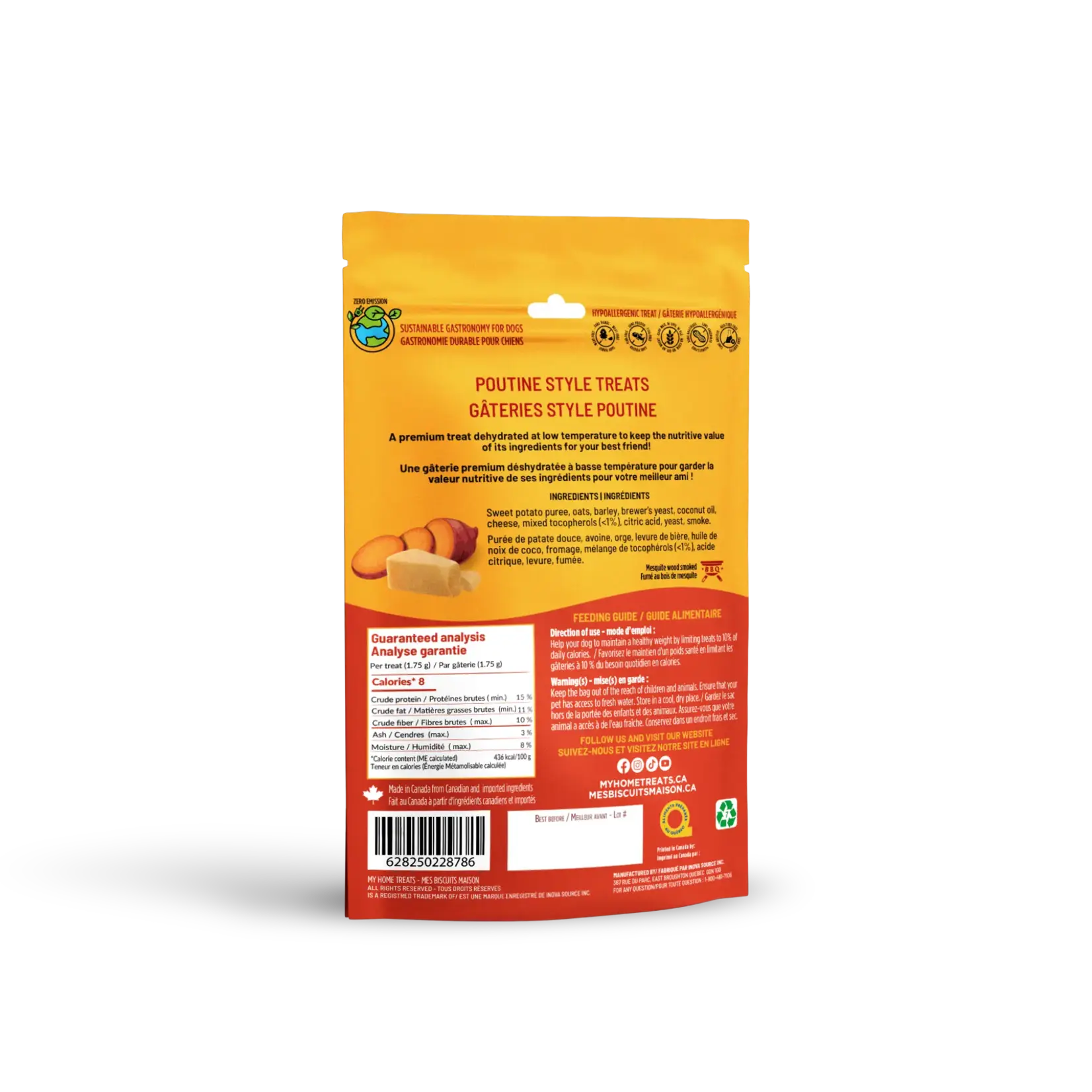 My Home Treat My Home Dog Treat Sweet Potato & Cheese 5OZ
