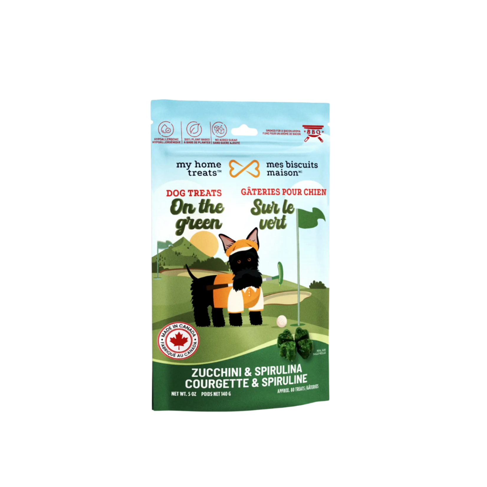 My Home Treat My Home Dog Treat Zucchini & Spirulina 5OZ