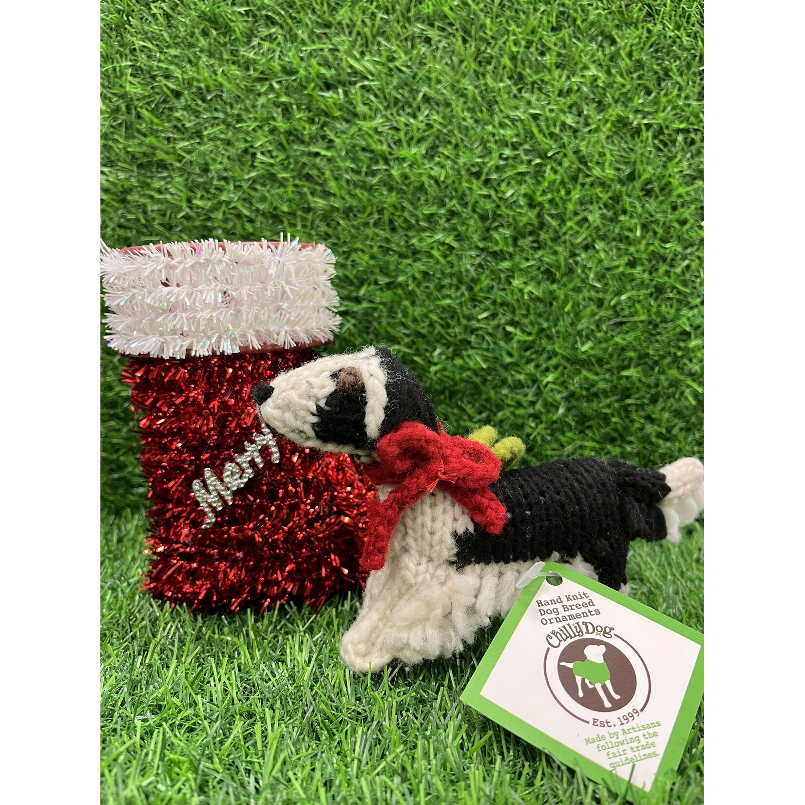 Christmas Ornament Border Collie