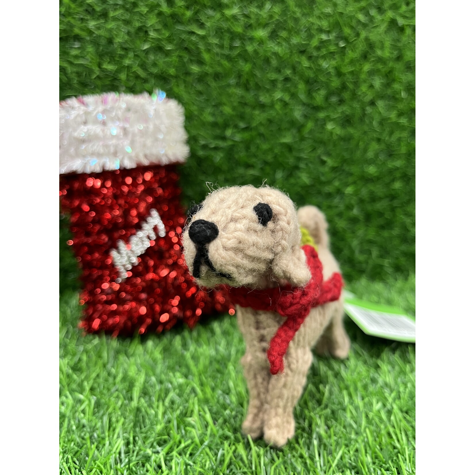 Christmas Ornament Yellow Labrador