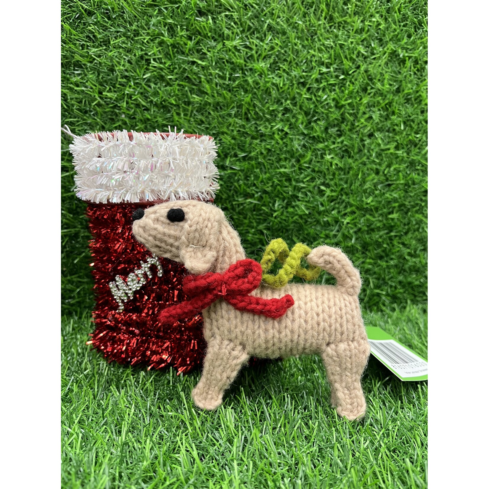 Christmas Ornament Yellow Labrador