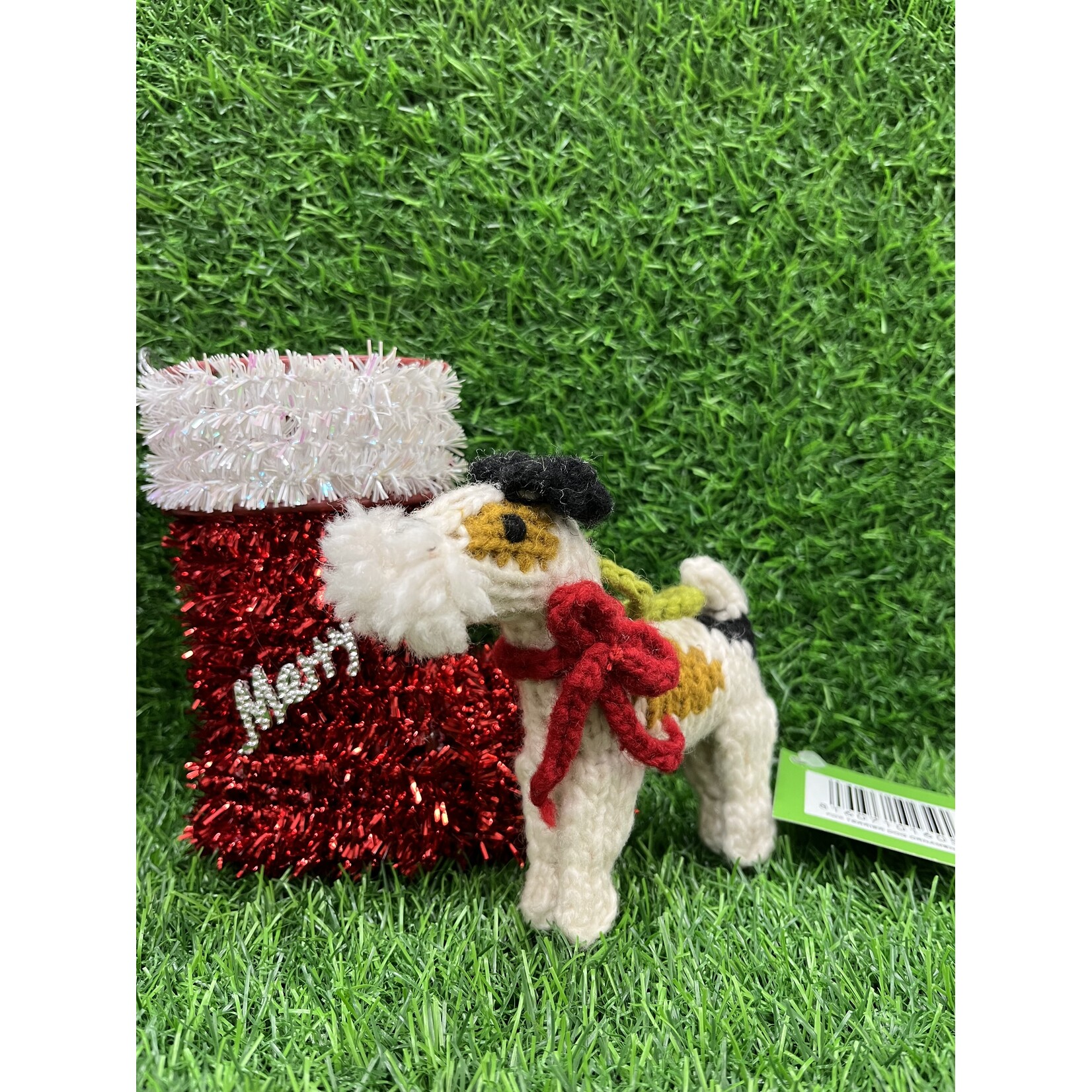 Christmas Ornament Fox Terrier Dog