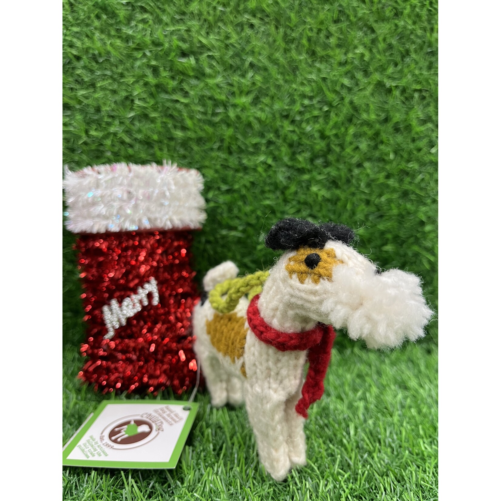 Christmas Ornament Fox Terrier Dog