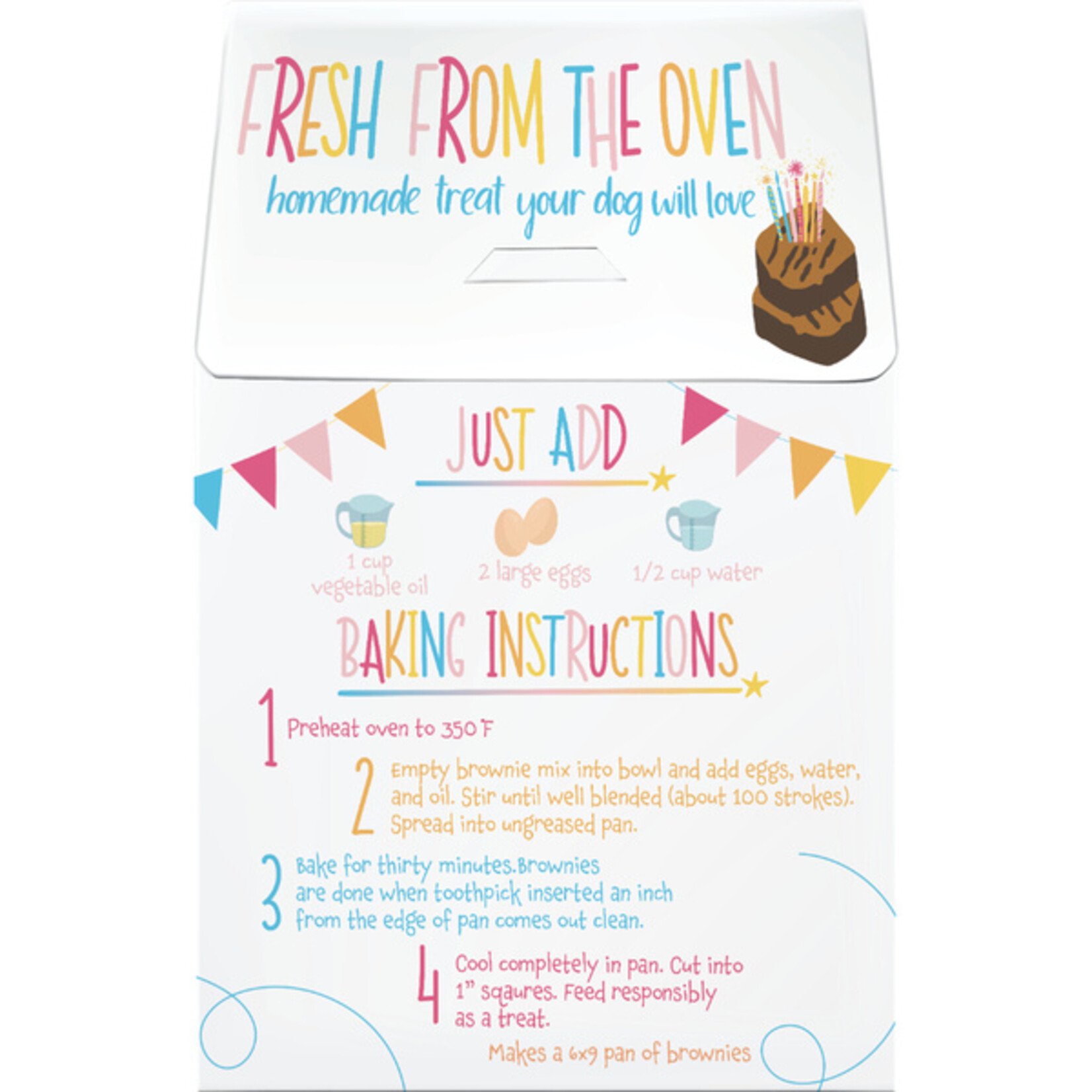 Bake At Home Birthday Brownies 12OZ