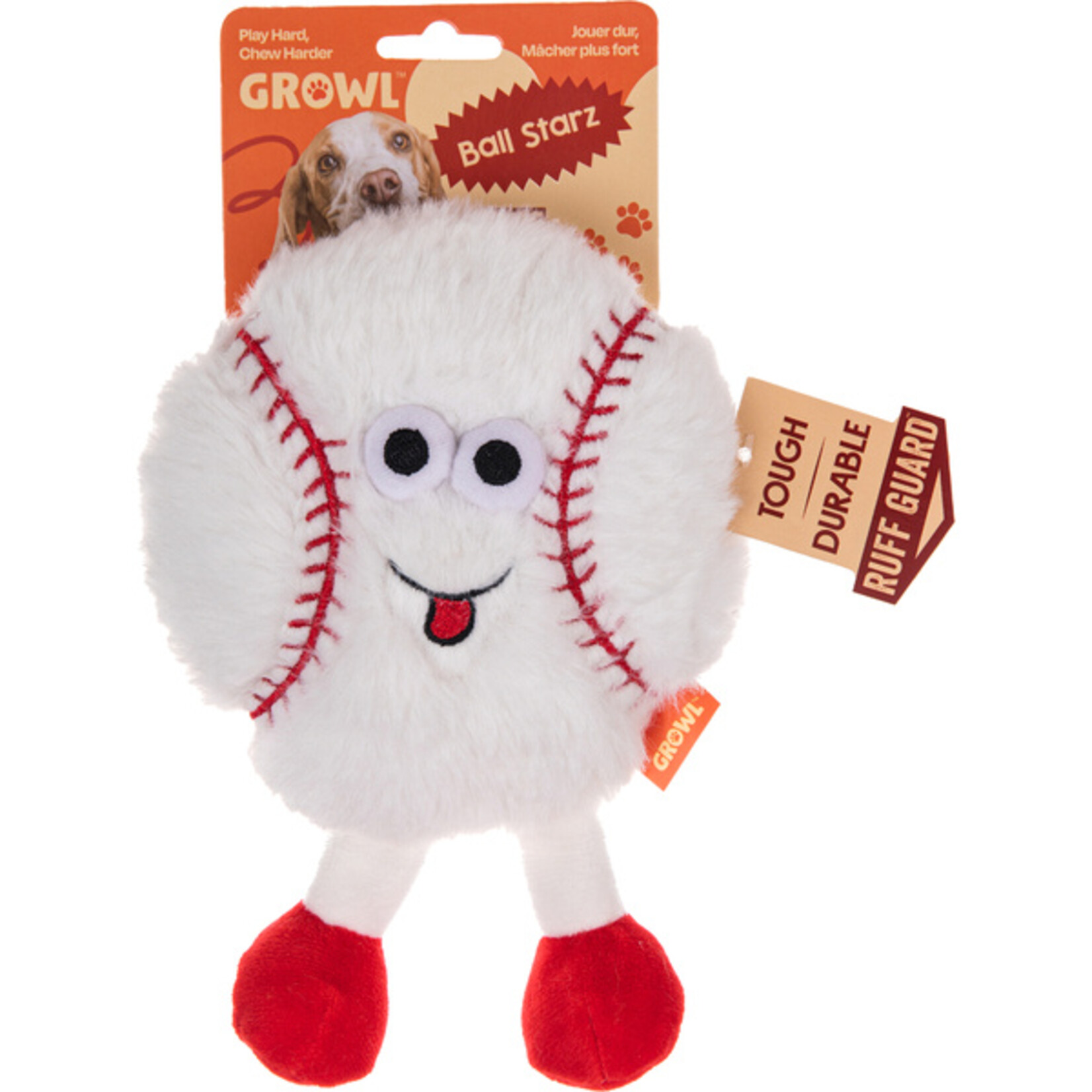 Growl Ball Starz Baseball dog To