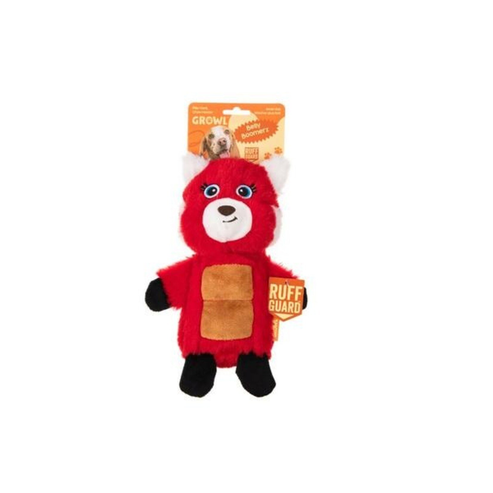 Growl Belly Boomerz Red Panda Red dog Toy