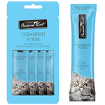 Fussie Cat Fussie Cat Treats Premium Ocean fish Puree (4pack) 5 OZ