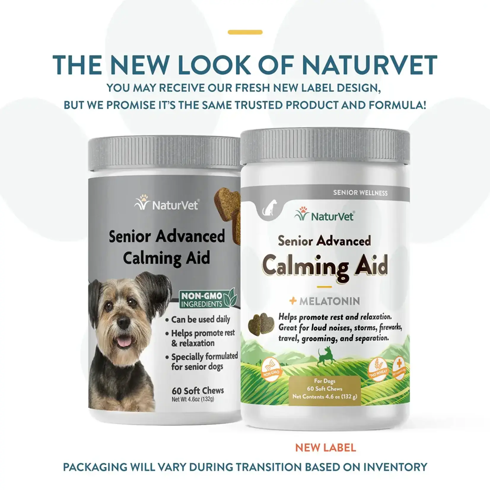 NaturVet Senior Advanced Calming Aid (60 soft chews)