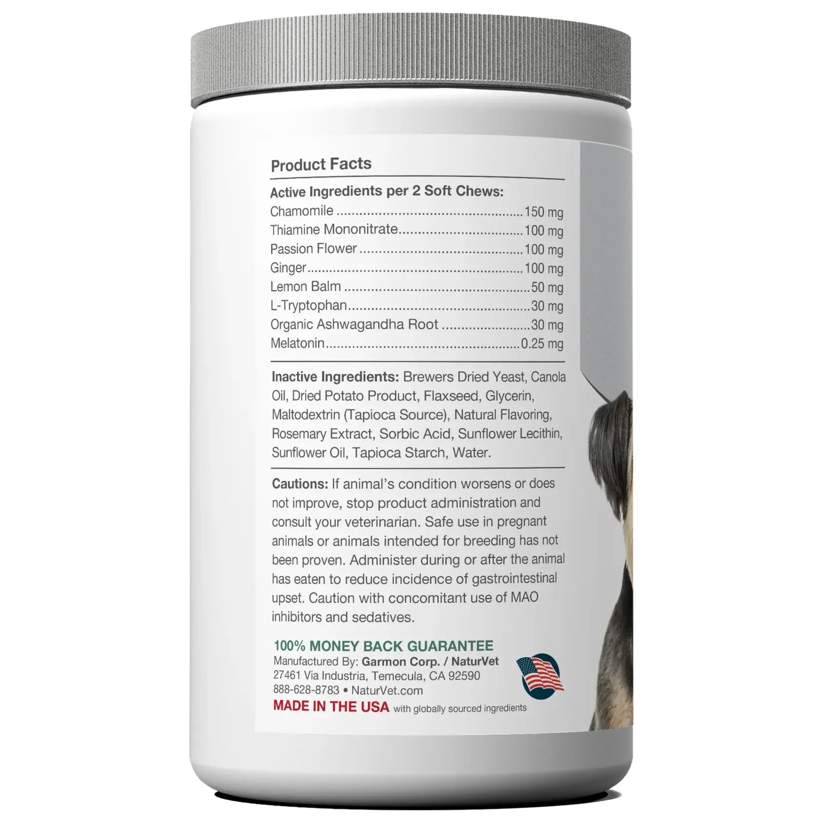 NaturVet Senior Advanced Calming Aid (60 soft chews)