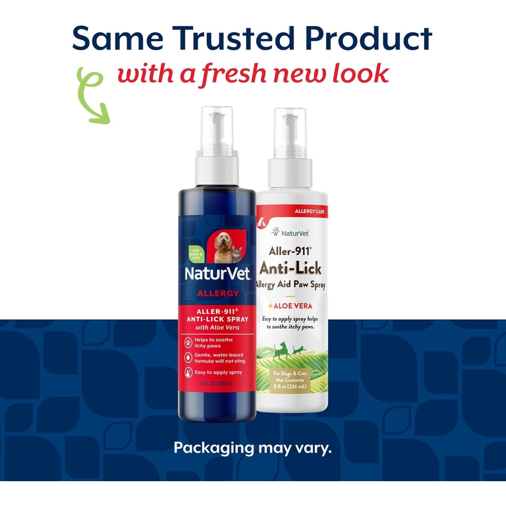 NaturVet Aller - 911 Anti Lick Allergy Aid Paw Spray 8oz