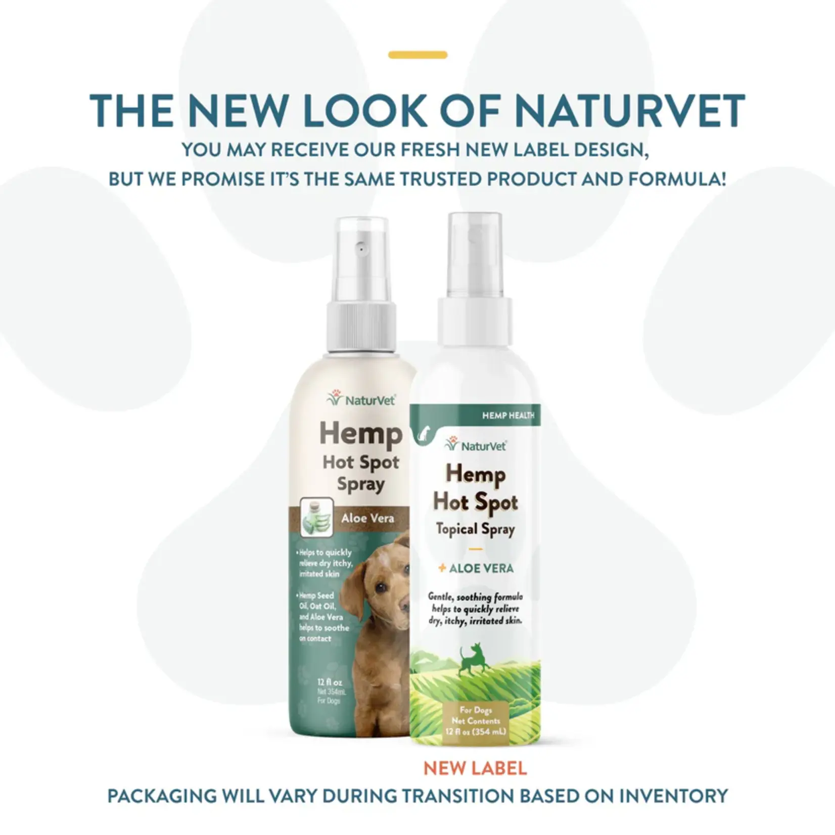 Naturvet  Hemp Hot Spot Aloe Vera Spray  354ml