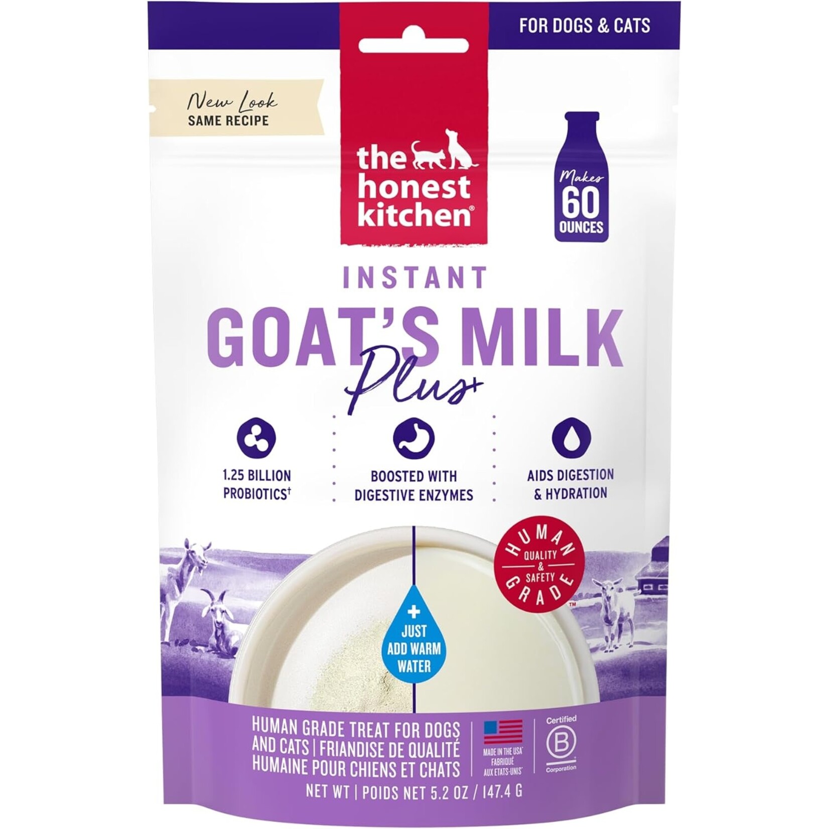 The honest kitchen Honest Kitchen Goat Milk daily probiotics booster 5.2 oz
