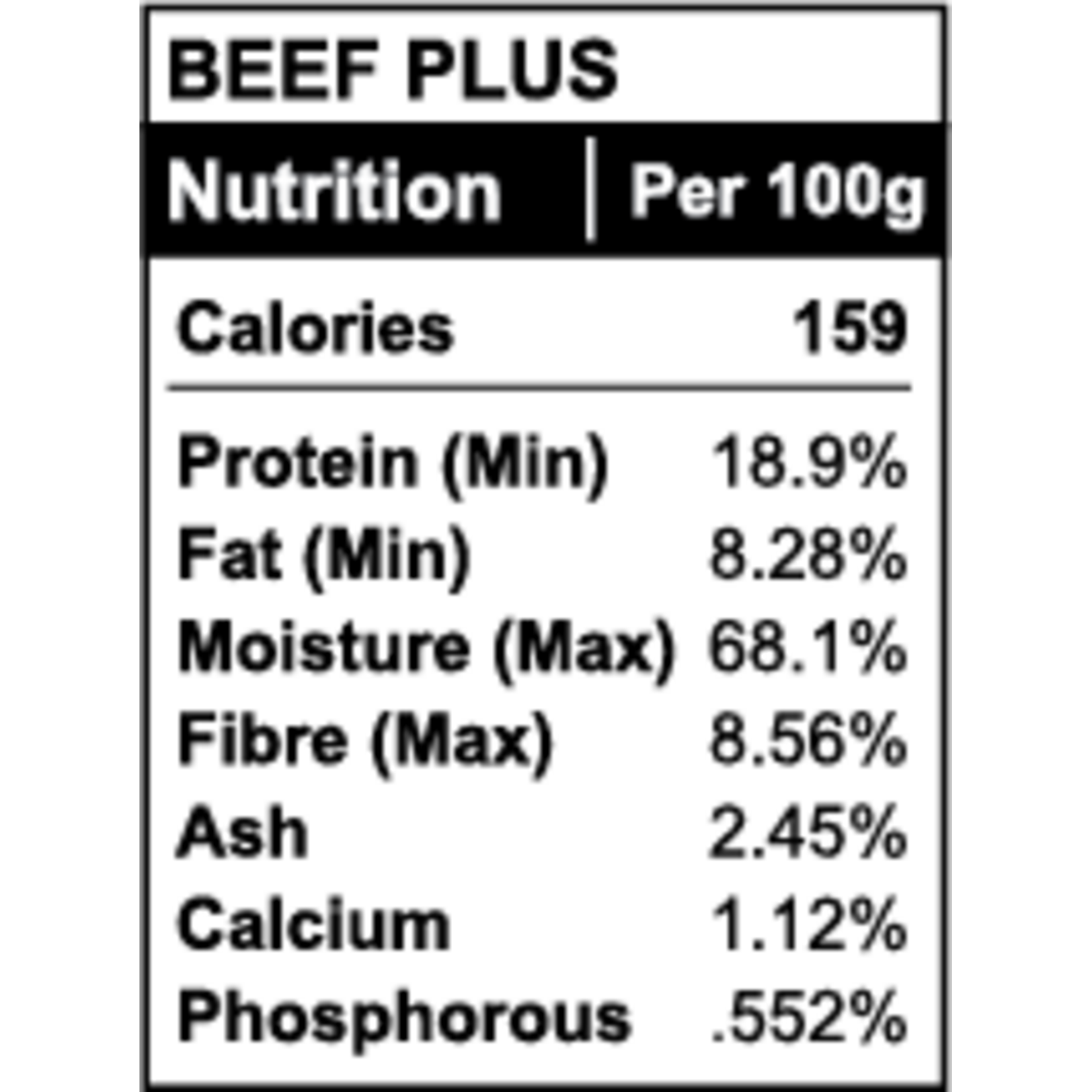 K9 Complete Frozen Cuisine Beef Plus 20lb
