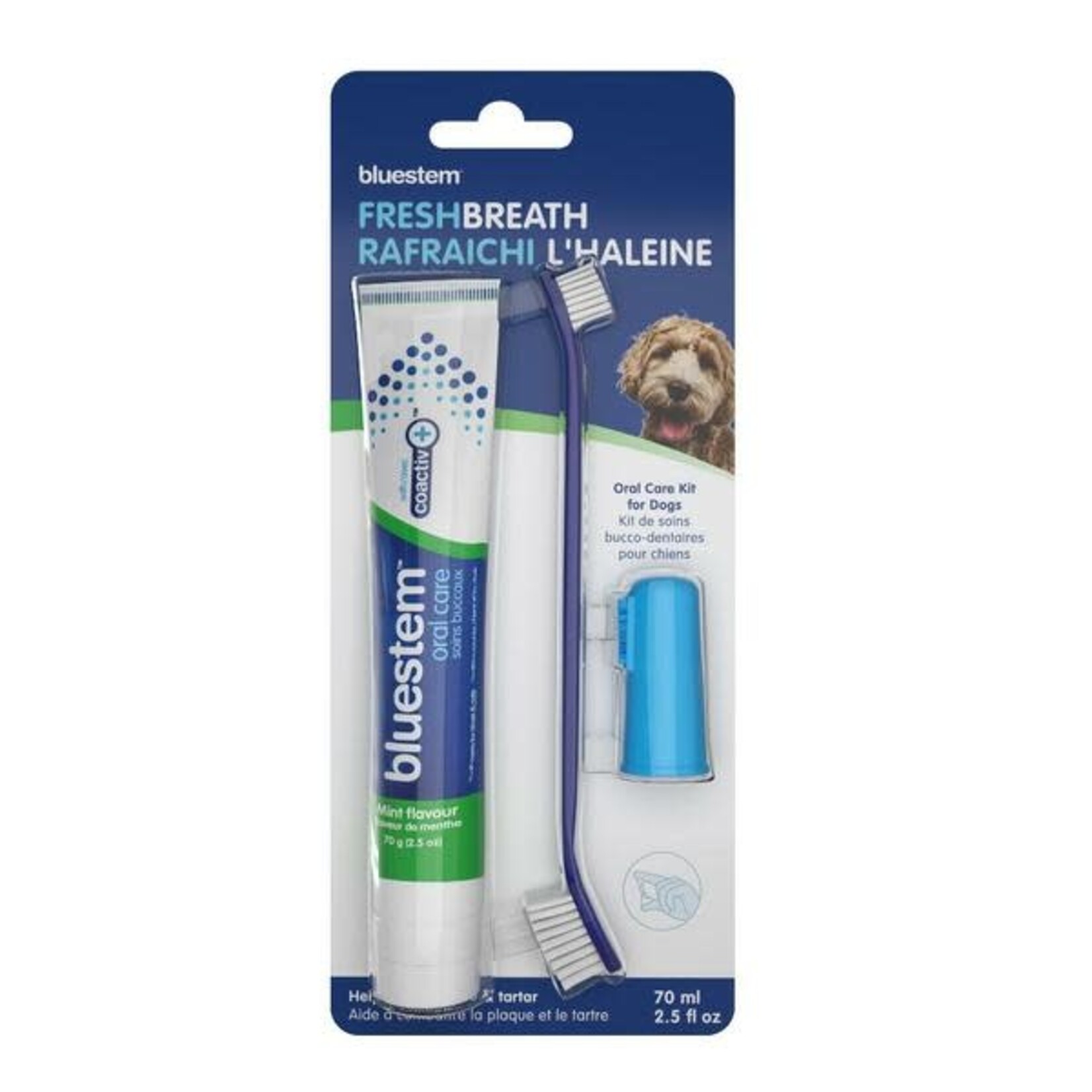 Bluestem Oral Care Kit Vanilla Mint Flavour dog & cat