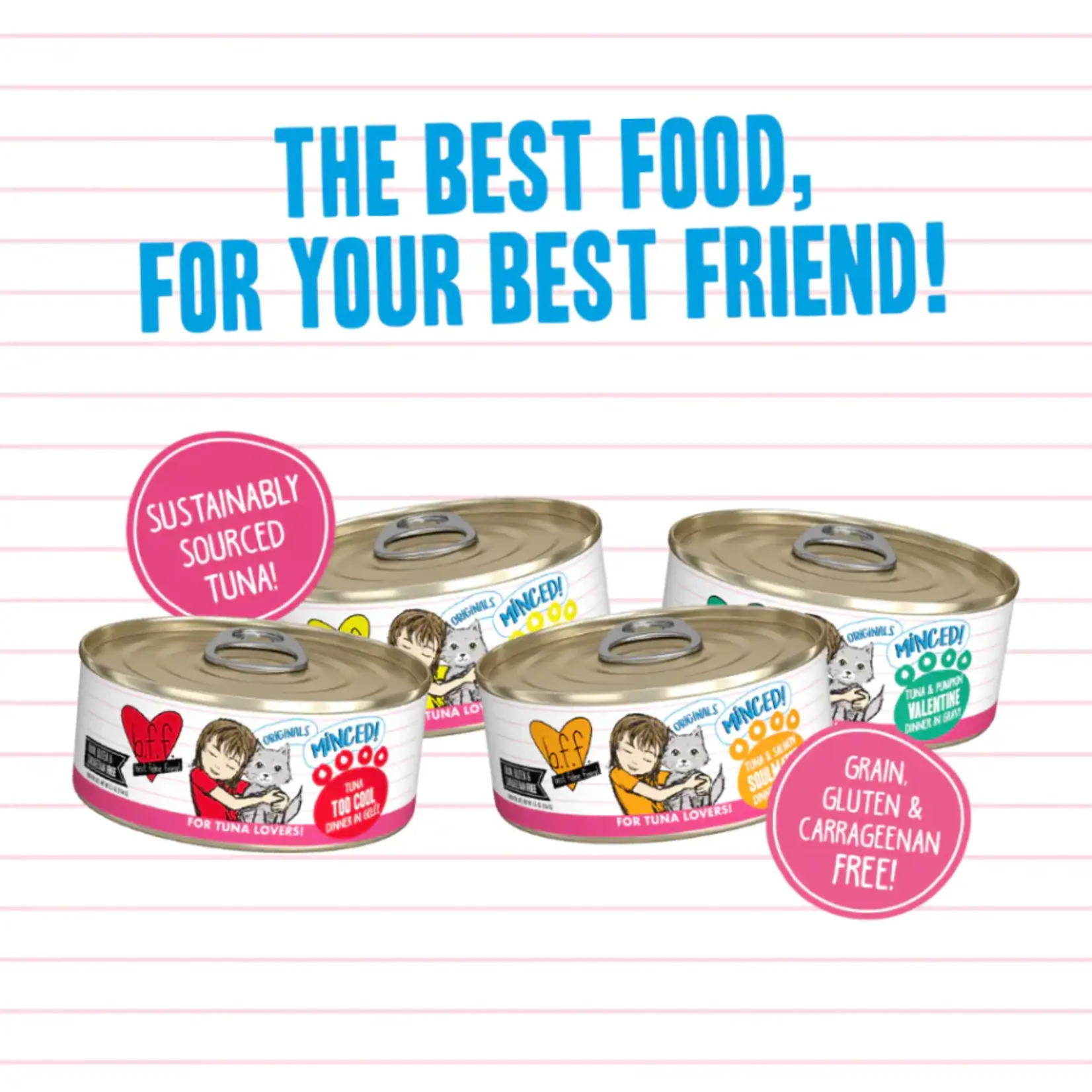 Weruva Weruva Best Feline Friend Tuna Variety Pack Cat Can  1 Case   8/5.5