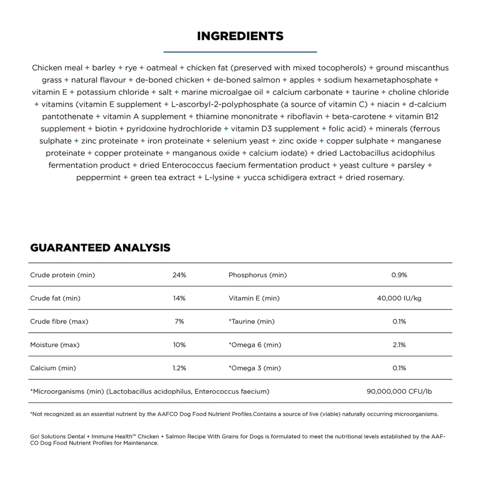 go! solutions Go! Dental & Immune Health Chicken & Salmon Recipe