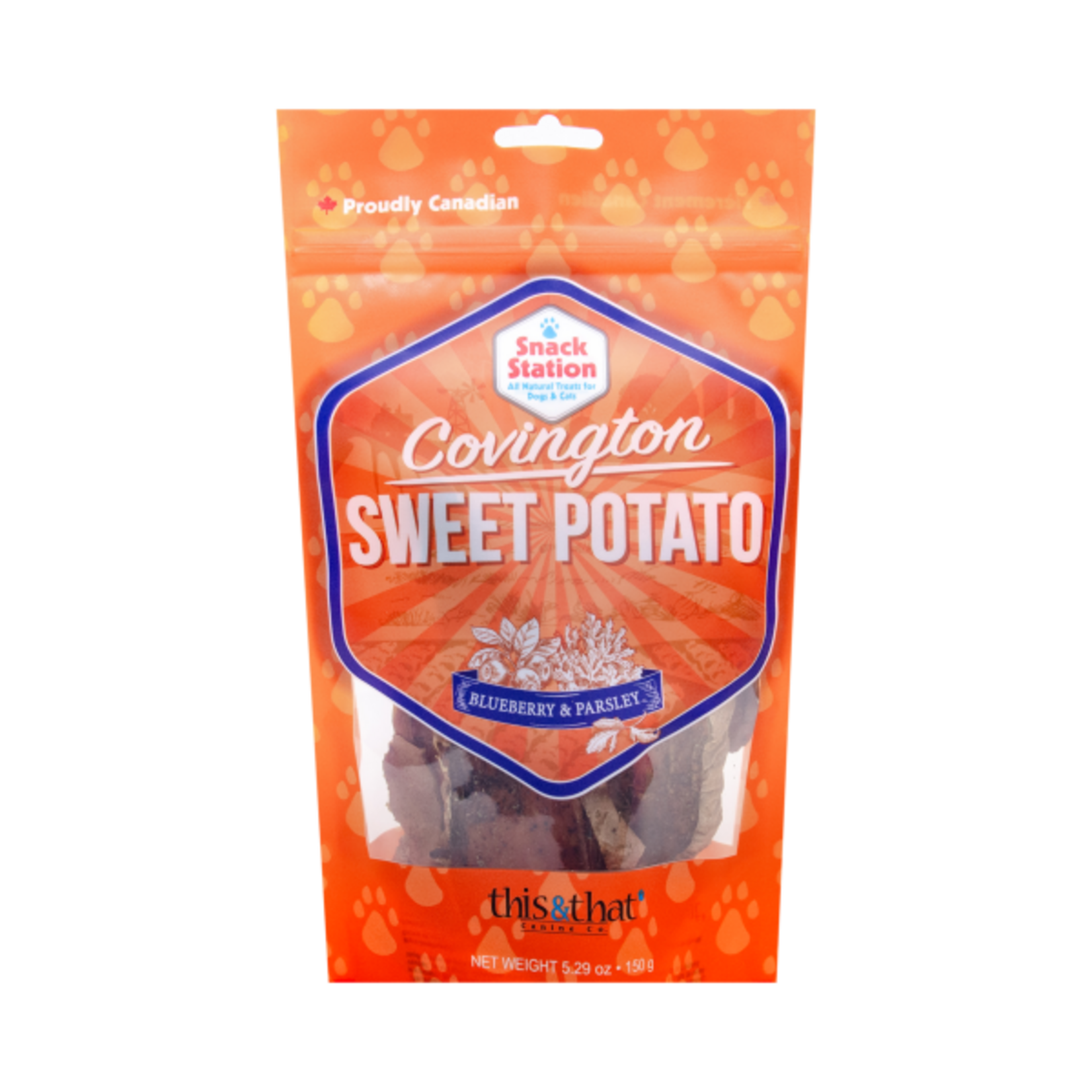 This & That This & That Snack Station Sweet Potato & Blueberry & Parsley 150g