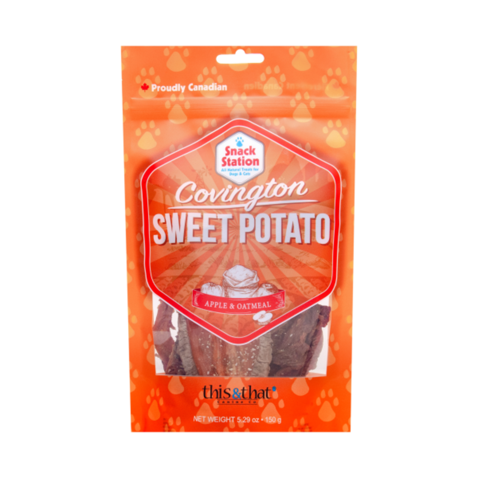 This & That This & That Snack Station Sweet Potato & Apple & Oatmeal 150g