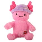 Axolotl Axolotl With Hat Plush Dog Toy With Squeaker (assorted color) 6in
