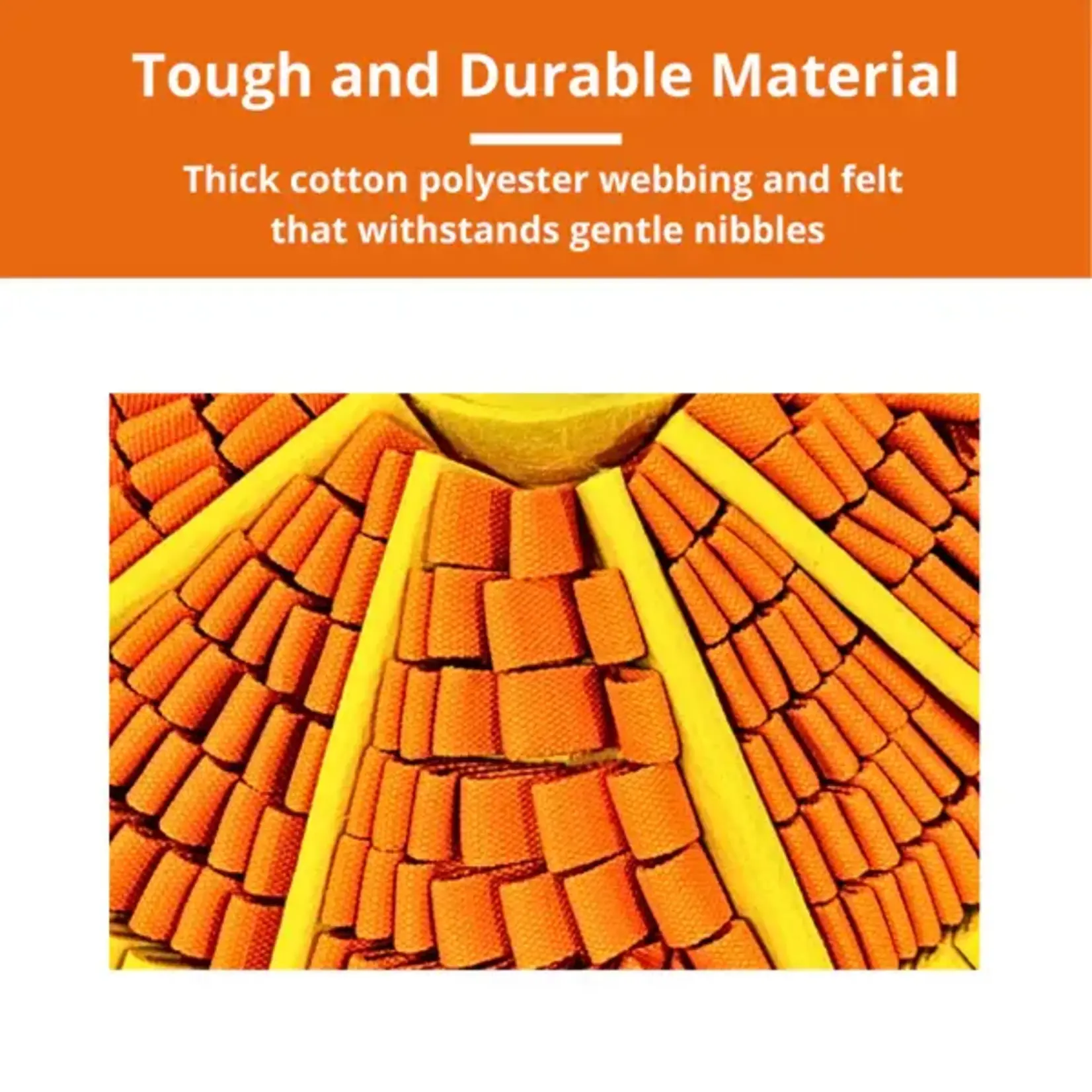 PawznDogz Snuffle Mat Tangy Orange