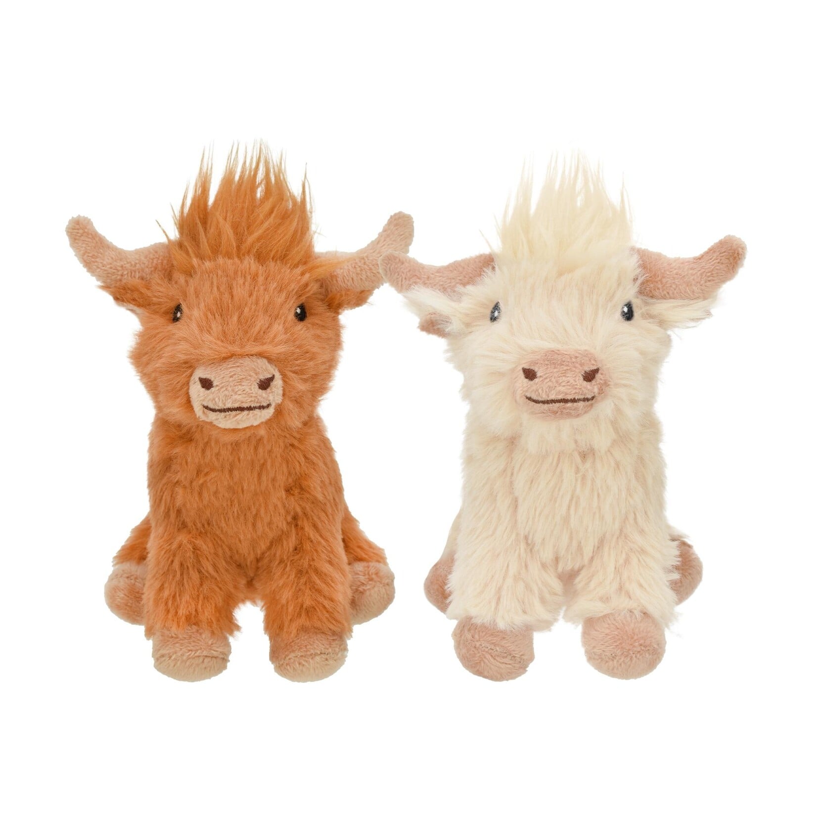 Multipet Toy Highland Cow White (8in)
