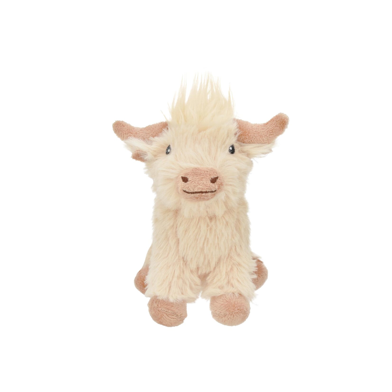 Multipet Toy Highland Cow White (14in)