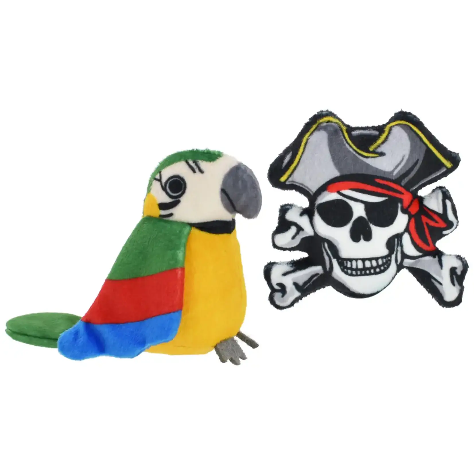 Margaritaville Cat Toy Parrot & Skull