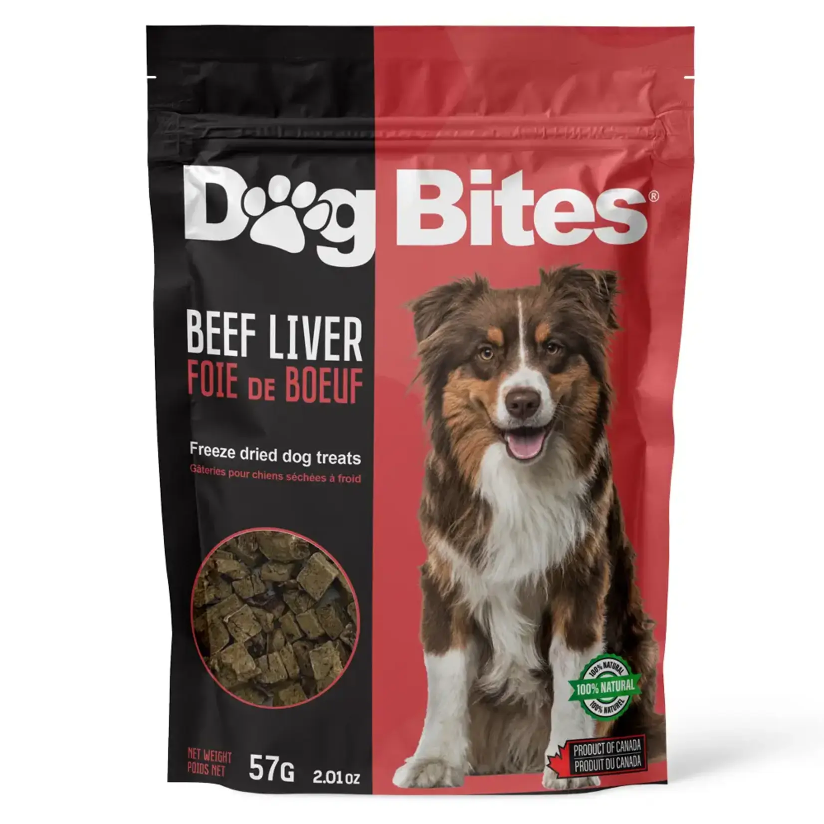 Dog Bites Dog Bites Freeze Dried Beef Liver Treats 120g