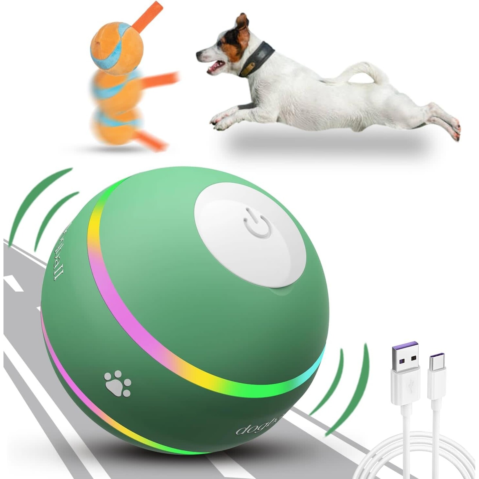 Supreball Interactive Dog Ball ( Assorted Color)