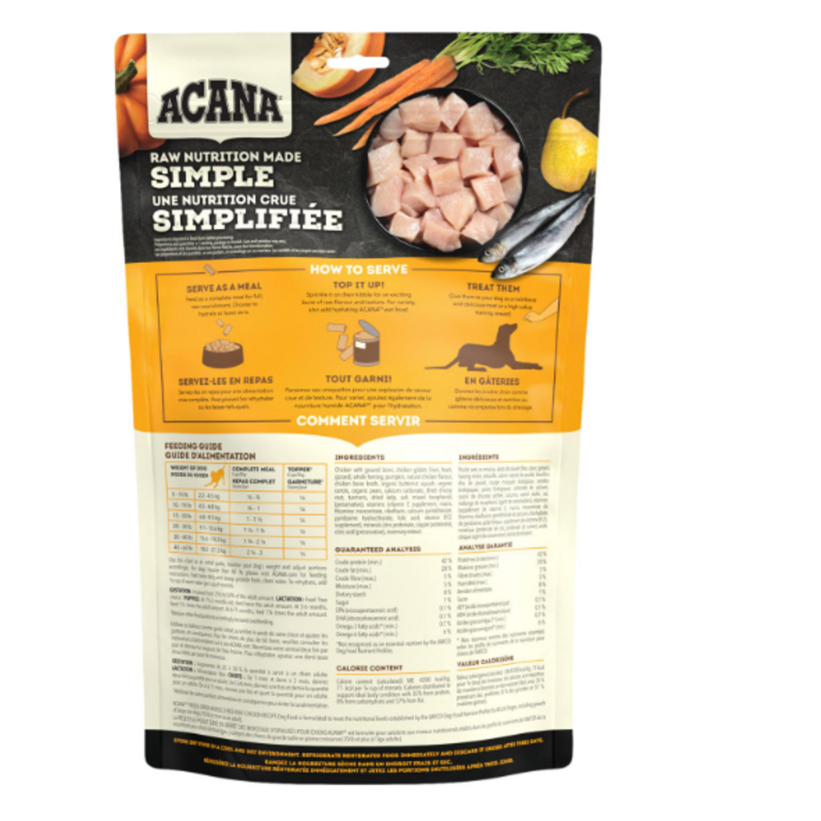 ACANA Acana Freeze Dried Free Run Chicken Morsels 227G