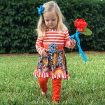 AnnLoren AnnLoren- Dress & Legging Fall 4-5T