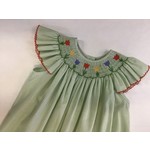 Petit Bebe Petit Bébé - Angel Wing Bishop Smocked Dress