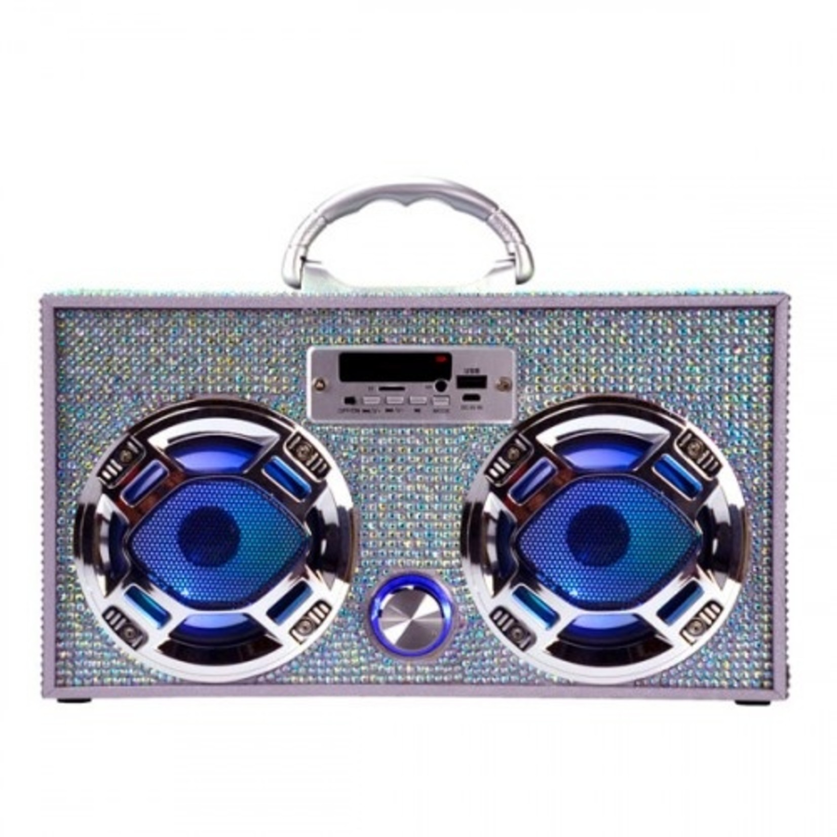 Trend Tech Trend Tech - Bling Mini Boombox w/LED Speakers