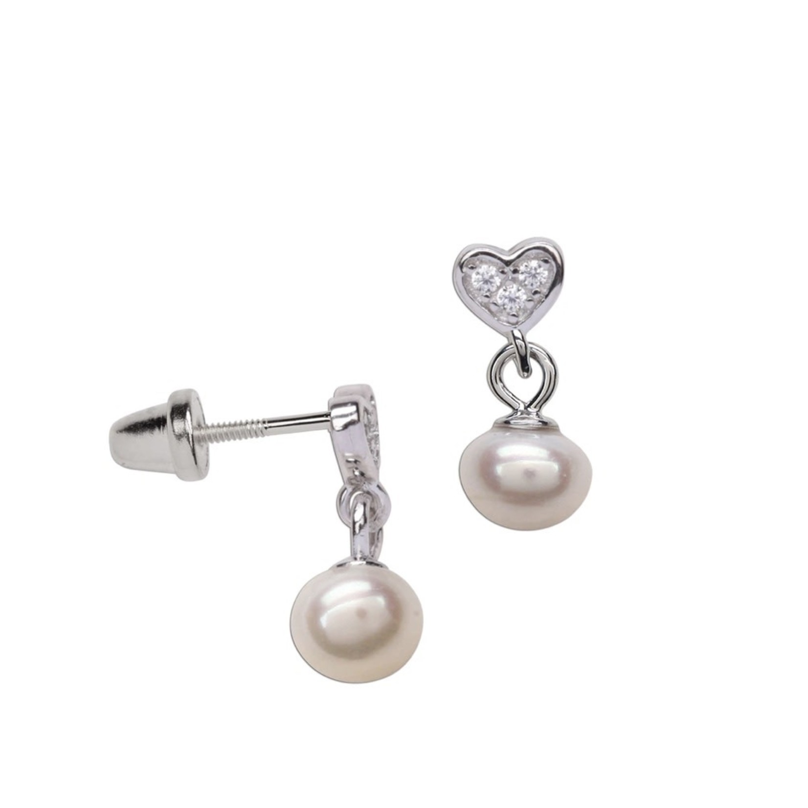 Cherished Moments Cherished Moments - Sterling Silver Earrings - Pearl