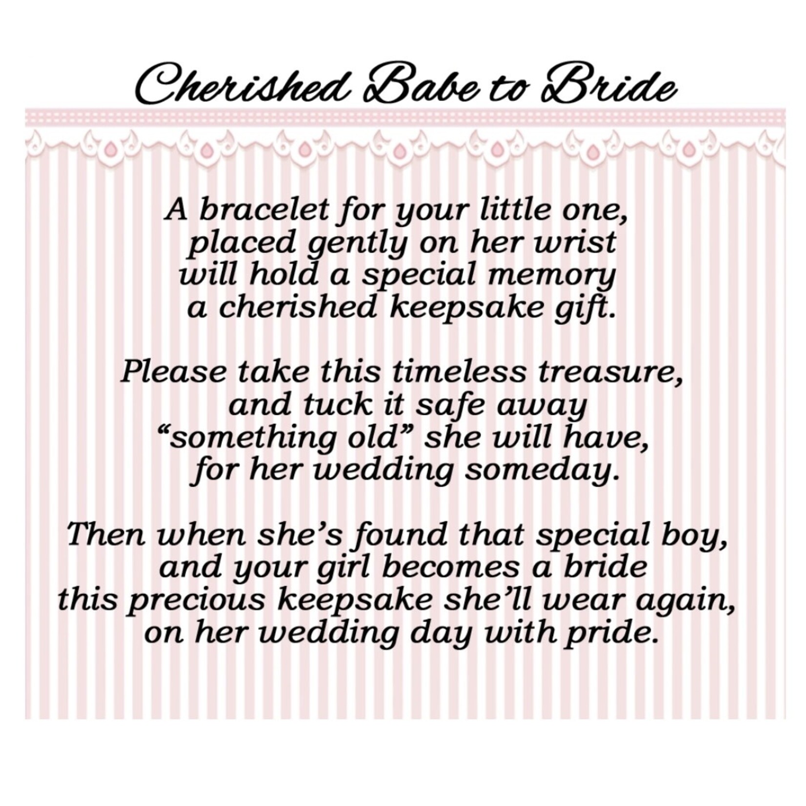 Cherished Moments Cherished Moments - Keepsake Baby Gift Sterling Silver