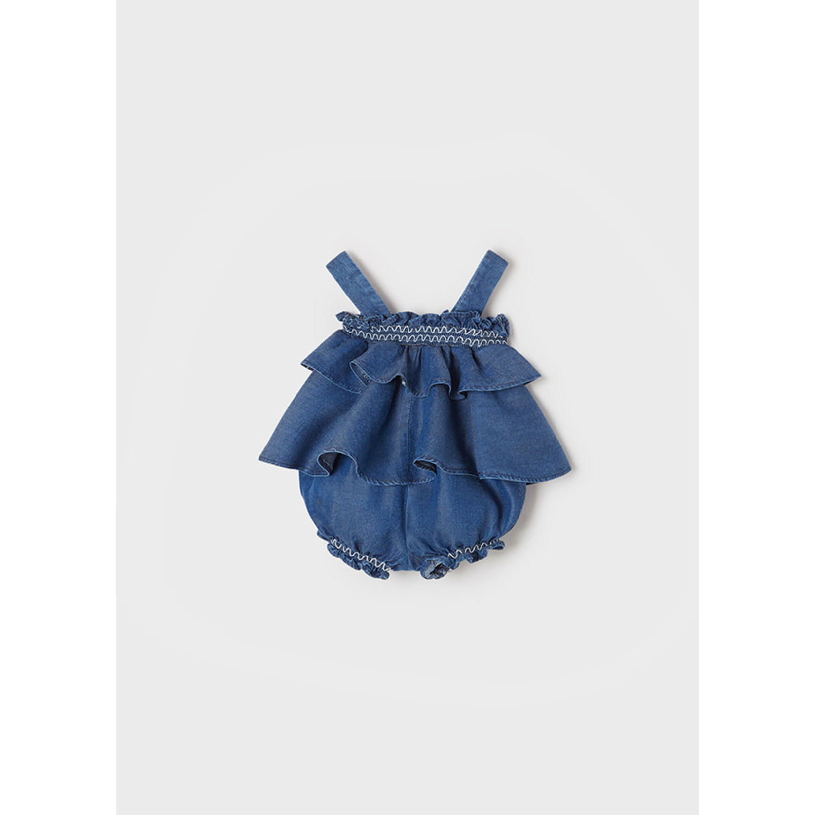 Mayoral Mayoral- Newborn- Ecofriends Ruffled Romper