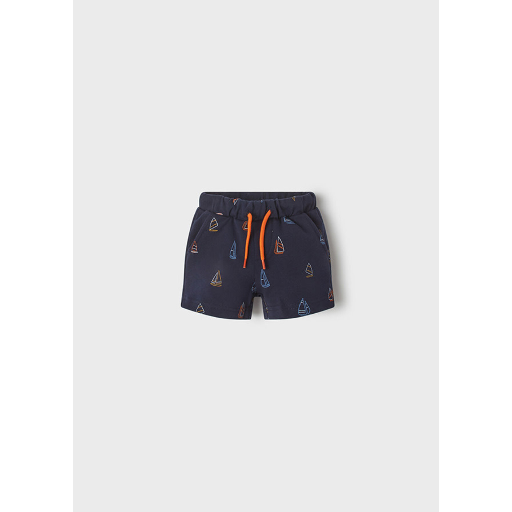 Mayoral Mayoral- Baby- Basic Granite Polo & Printed Bermuda Shorts
