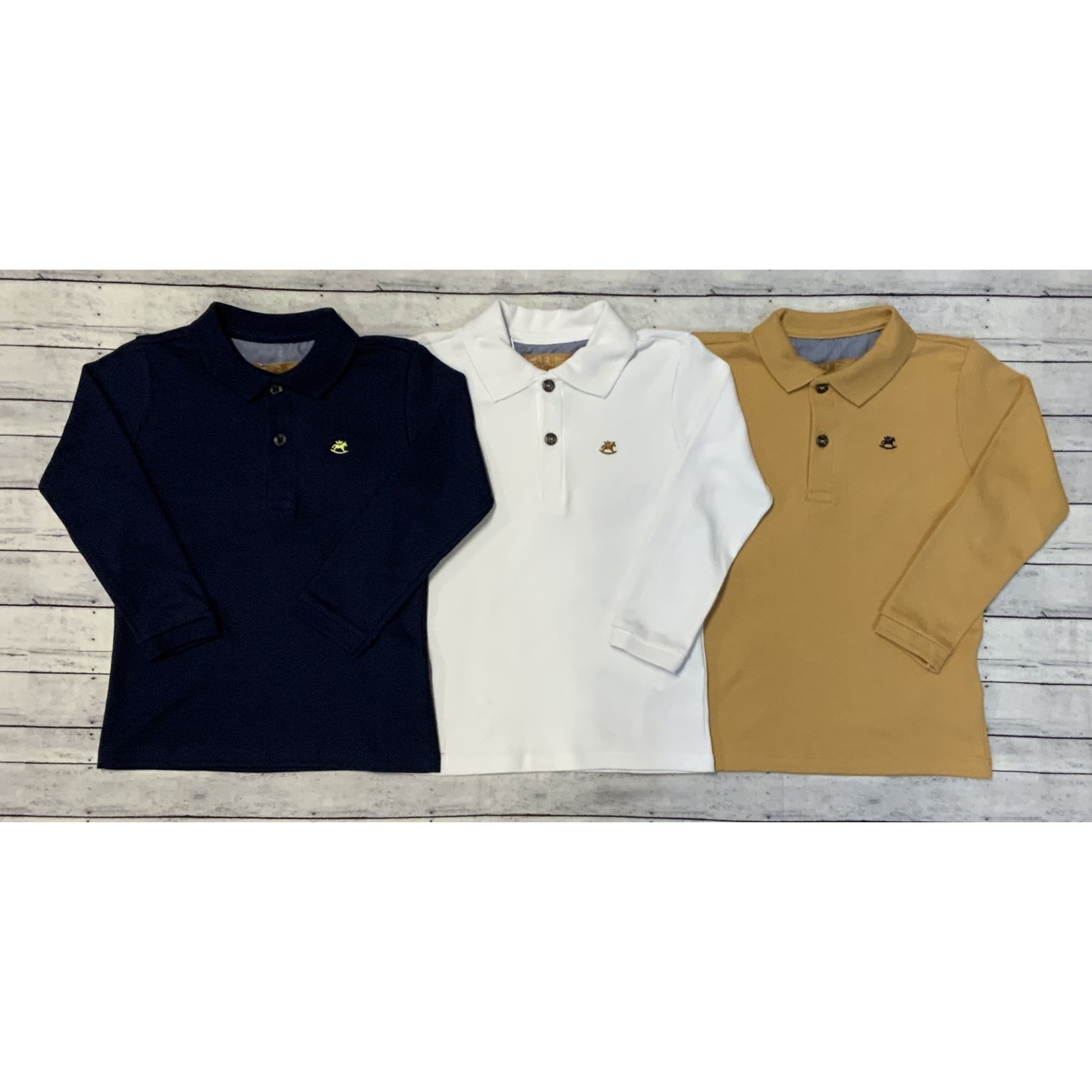 up baby Up Baby- Long Sleeve Jersey Cotton Polo