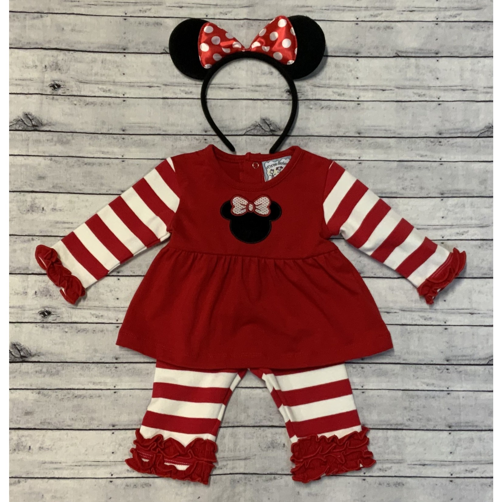 Three Sisters LLC Three Sisters -Mouse Ears Appl Legging Set