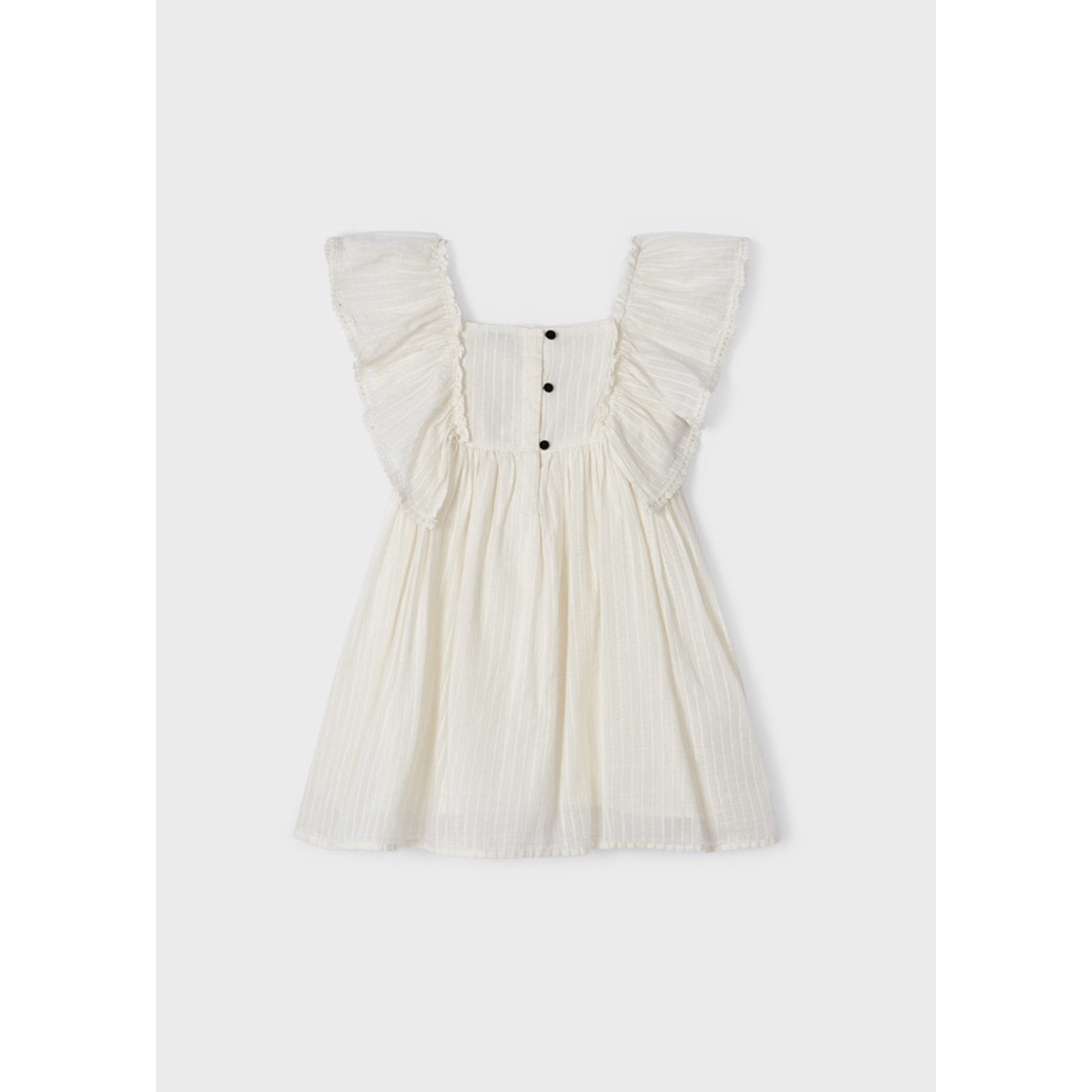 Mayoral Mayoral- Mini- Embroidered Dress w/Ruffles