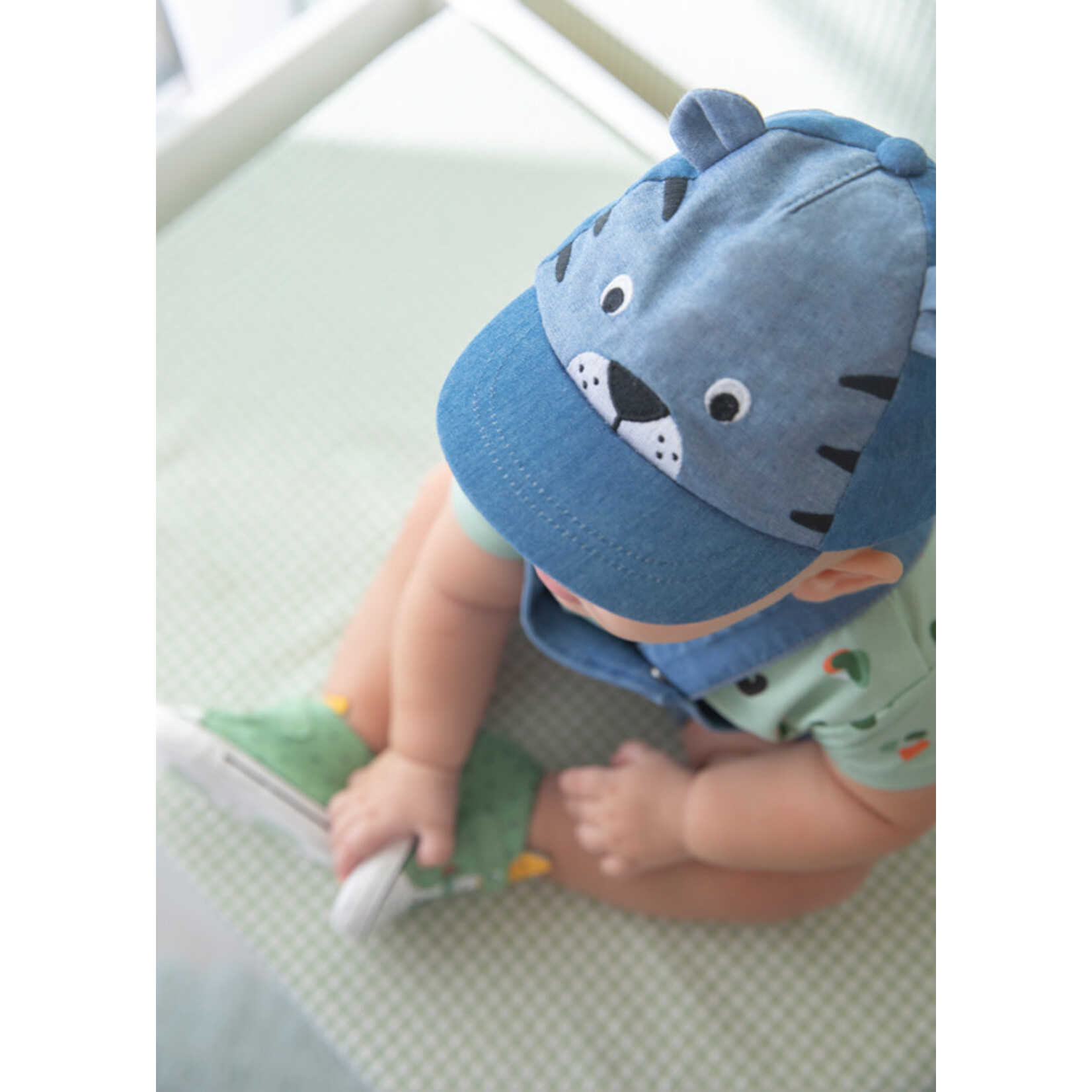 Mayoral Mayoral- Newborn- Printed Motif Denim Hat