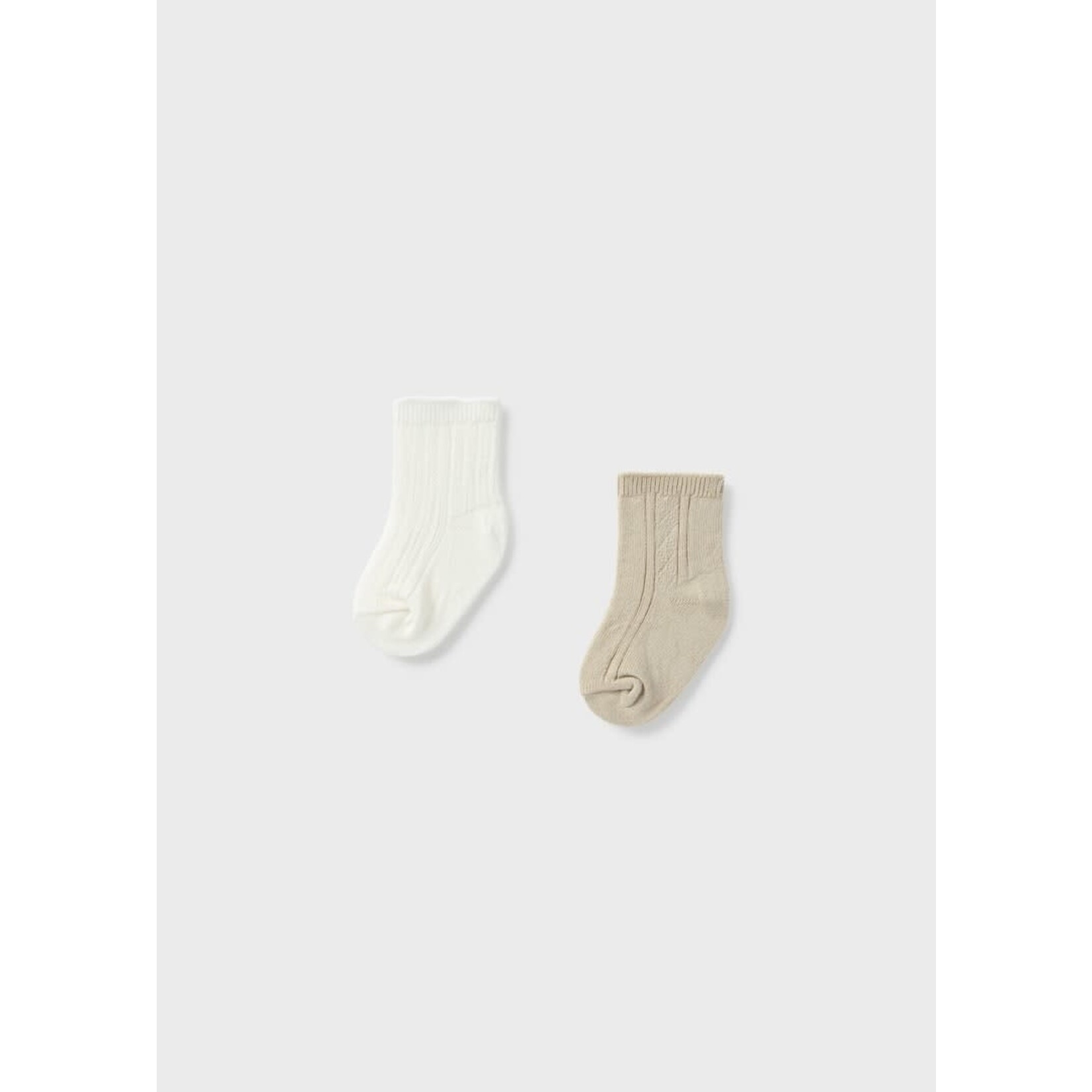 Mayoral Mayoral- Newborn- 2 pack Socks