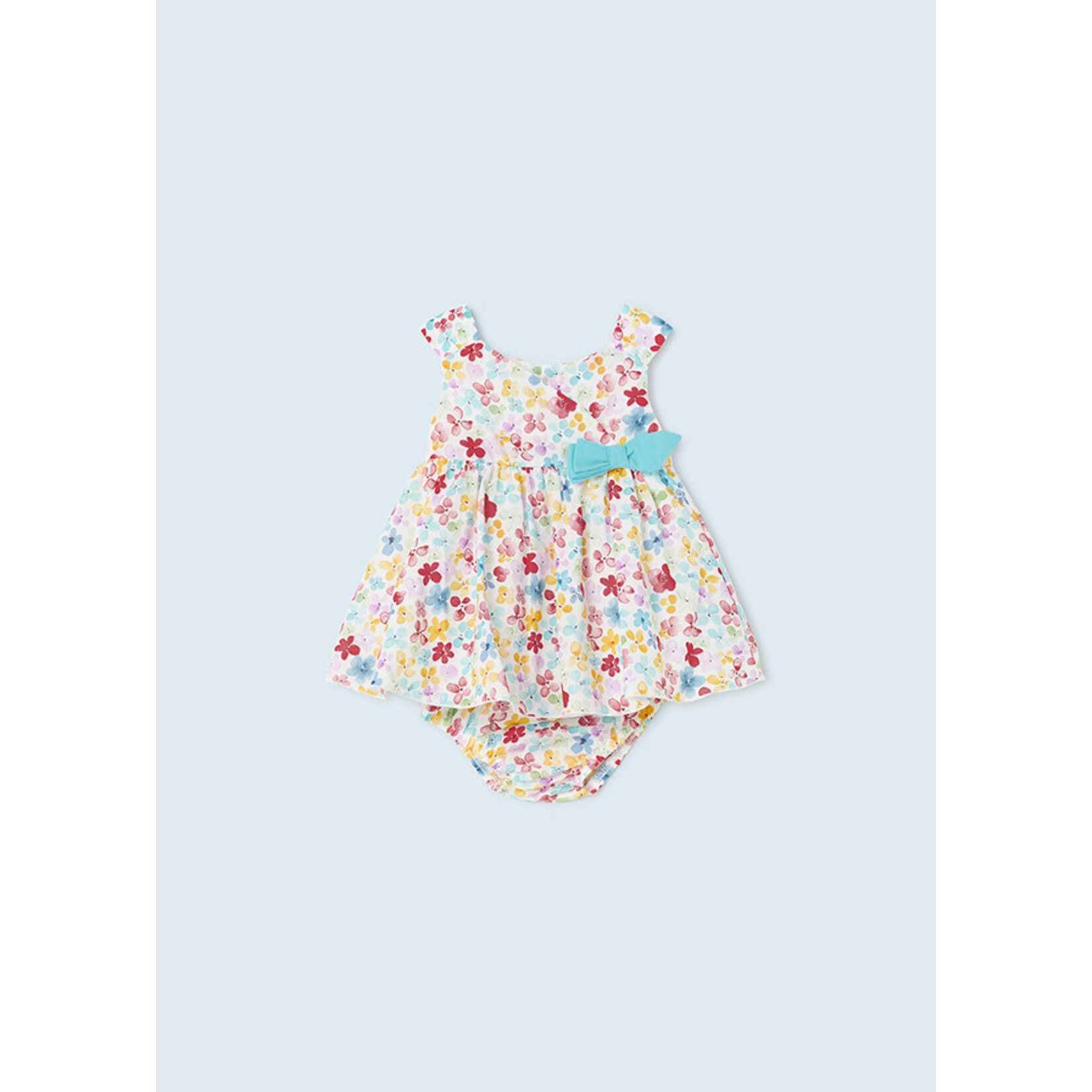 Mayoral Mayoral- Newborn-Printed Dress w/Bloomers