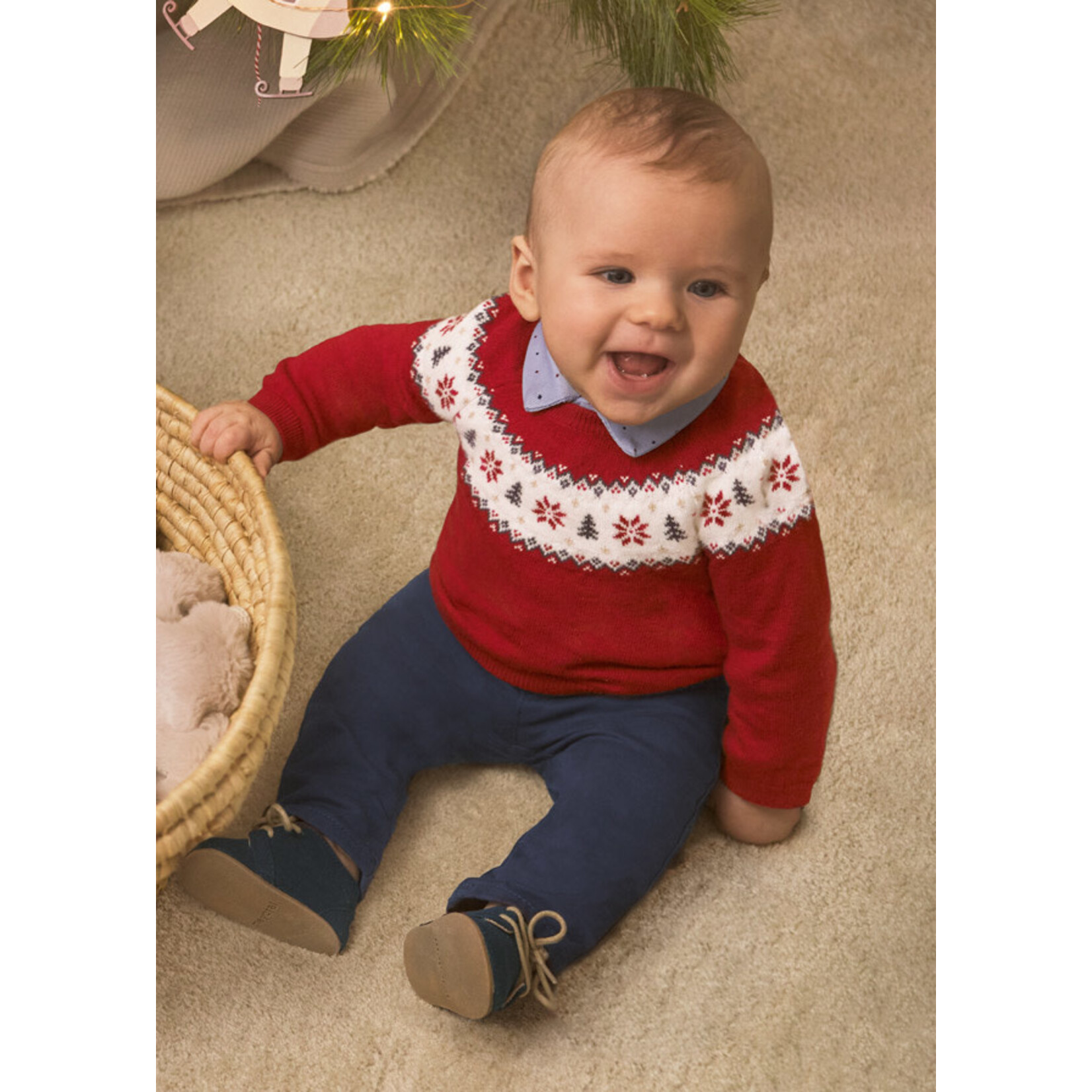 Mayoral Mayoral- Newborn- FW22 Jacquard Sweater and