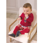 Mayoral Mayoral- Newborn- ECOFRIENDS checkered 3 pc short set