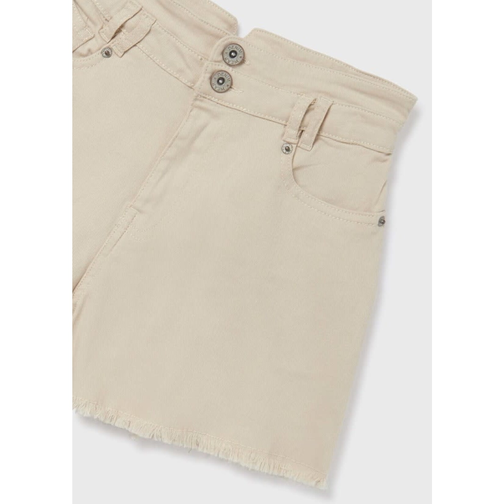 Mayoral Mayoral- Junior- High Waisted Cotton Shorts