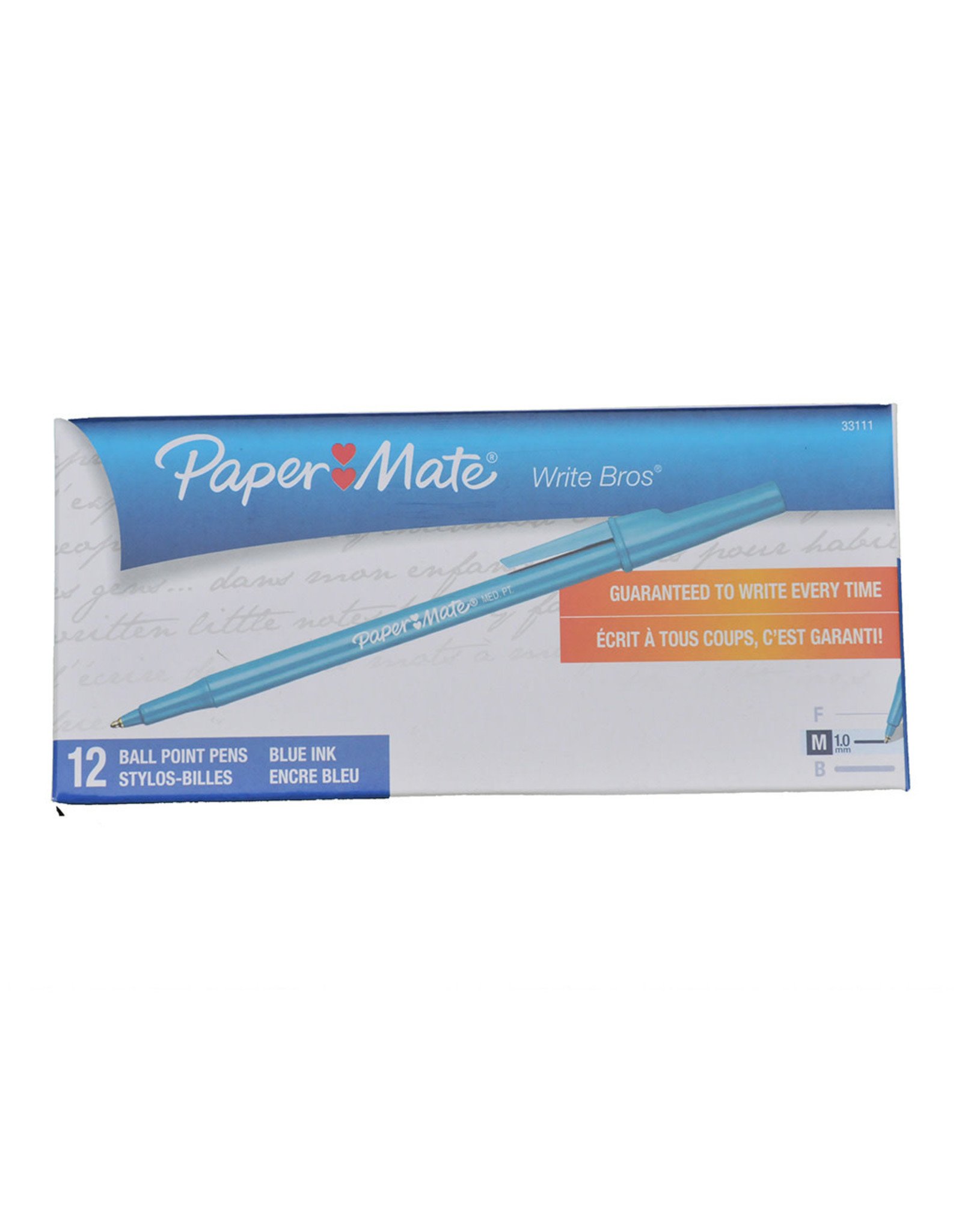 Papermate Papermate 12 Pack Med Blue Pen